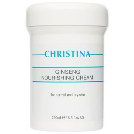 Christina Ginseng Nourishing Cream For Normal Skin Питательный крем для нормальной кожи Женьшень для лица, шеи и декольте, 250 мл