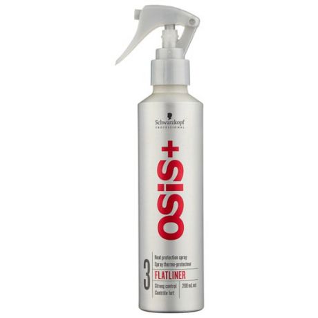 OSiS+ Спрей-термозащита волос Flatliner, сильная фиксация, 200 мл