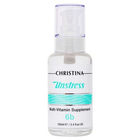 Christina Unstress Multi Vitamin Supplement Массажное масло с мультивитаминами (шаг 6b) для лица, 100 мл