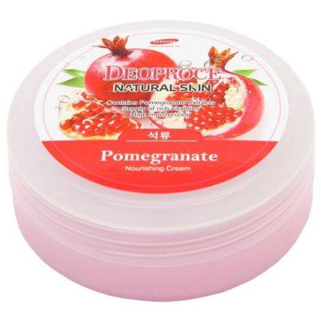 Крем для тела Deoproce Natural Skin Pomegranate Nourishing Cream, банка, 100 г