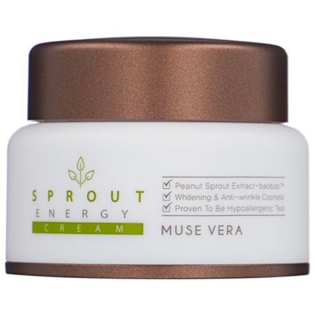 Muse Vera Muse Vera Sprout Energy Cream Крем для лица с экстрактом ростков баобаба, 50 мл