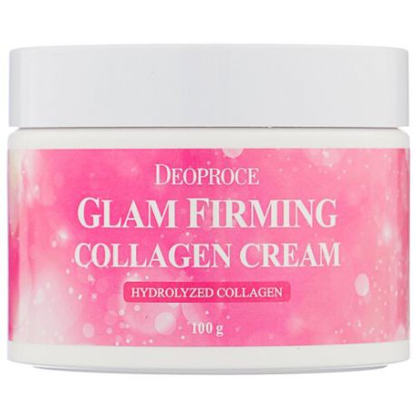 Deoproce Moisture Glam Firming Collagen Cream Подтягивающий крем для лица на основе свиного коллагена, 100 г