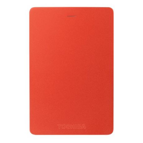 Внешний HDD Toshiba CANVIO ALU 1 ТБ красный
