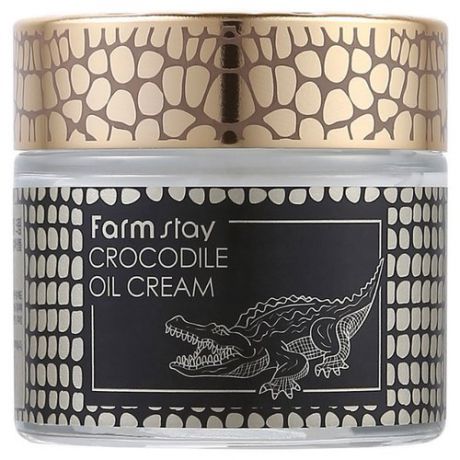 Farmstay Crocodile Oil Cream Крем для лица с жиром крокодила, 70 г