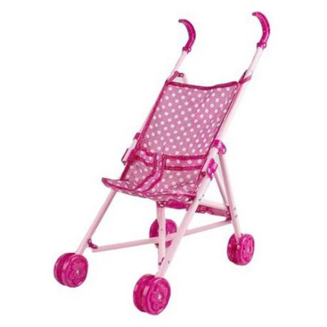 Прогулочная коляска Yako M7251 розовый/белый горох