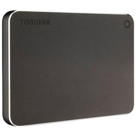 Внешний HDD Toshiba Canvio Premium (new) 1 ТБ темно серый металлик