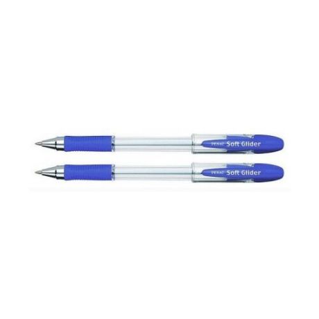 Penac Набор ручек Soft Glider масляные чернила (BA1904/41-2B), синий цвет чернил