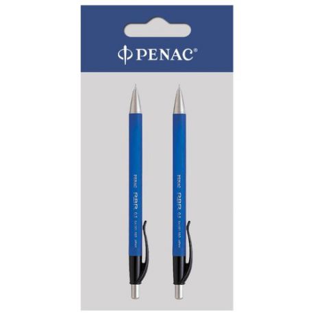 Penac Механический карандаш RBR HВ, 0.5 мм, 2 шт. синий