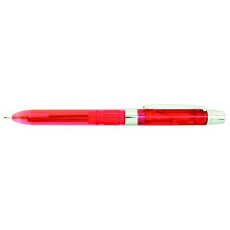 Penac ручка многофункциональная ELE-001 + сменные грифель и ластик, красный цвет чернил