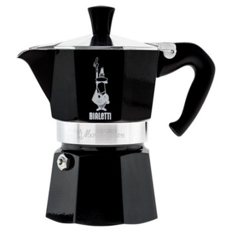 Кофеварка Bialetti Moka Express Color (3 чашки) черный