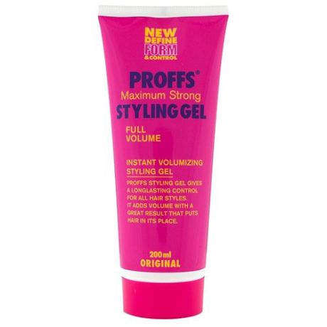 PROFFS гель для укладки Maximum Strong Styling Gel 200 мл