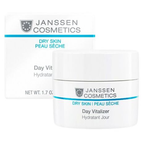 Janssen Dry Skin Day Vitalizer Увлажняющий дневной крем для лица и области декольте, 50 мл