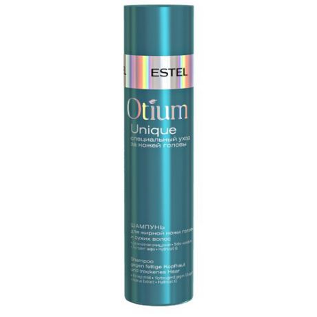 ESTEL шампунь Otium Unique для жирной кожи головы и сухих волос 250 мл