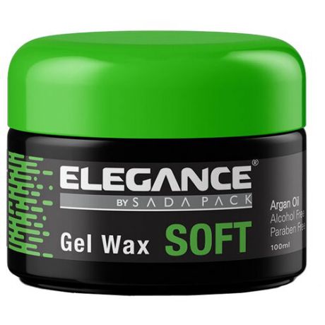 Elegance гель-воск для волос мягкой фиксации Soft Gel Wax с маслом арганы 100 мл