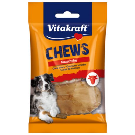 Лакомство для собак Vitakraft CHEWS Kauschuhe жевательный ботинок из говяжьей кожи, 2 шт. в уп.