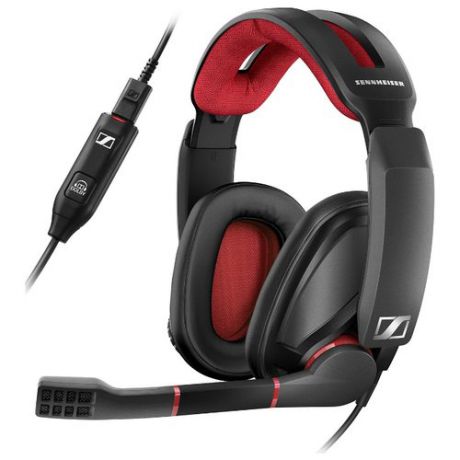 Компьютерная гарнитура Sennheiser GSP 350 черно-красный