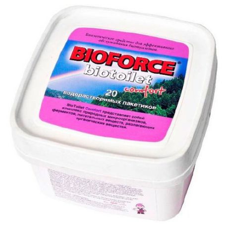 Bioforce Биологическое средство BioToilet Comfort 20 шт.
