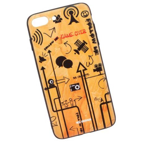 Чехол WK WK502 для Apple iPhone 7 Plus/iPhone 8 Plus песочный с рисунком