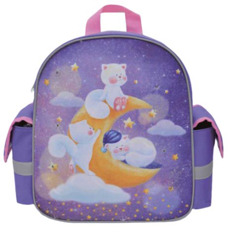 Феникс+ Рюкзак детский Кошечки в облаках (46350), фиолетовый