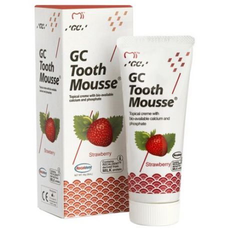 Зубной гель GC Corporation Tooth mousse, клубника, 35 мл