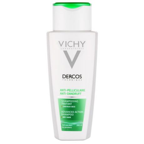Vichy шампунь Dercos Anti-Dandruff Dry Hair 200 мл