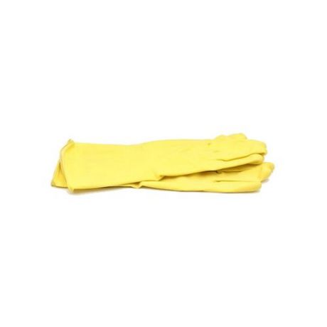 Перчатки Paterra хозяйственные Super прочные, 1 пара, размер S, цвет желтый