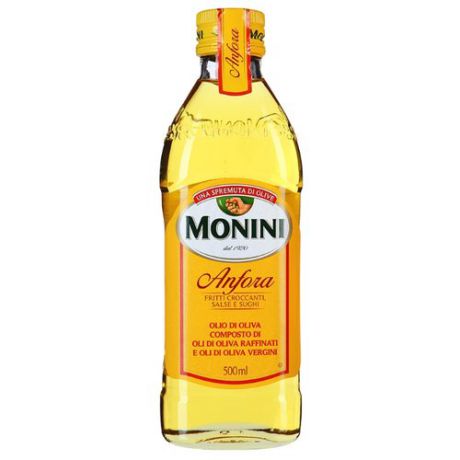 Monini Масло оливковое Anfora, стеклянная бутылка 0.5 л