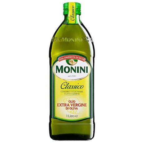 Monini Масло оливковое Classico, стеклянная бутылка 1 л