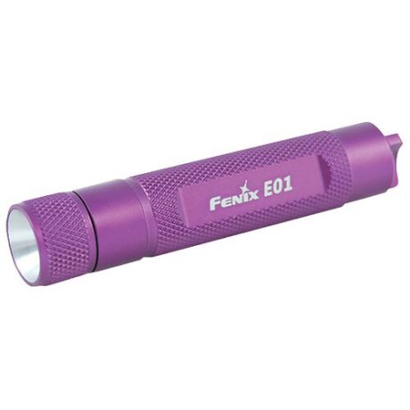 Ручной фонарь Fenix E01 пурпурный