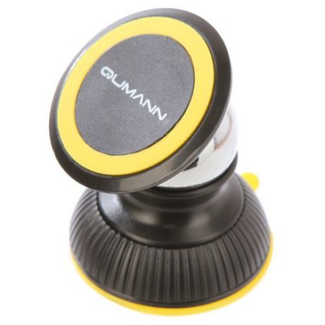 Магнитный держатель Qumann QHP-01 черный / желтый