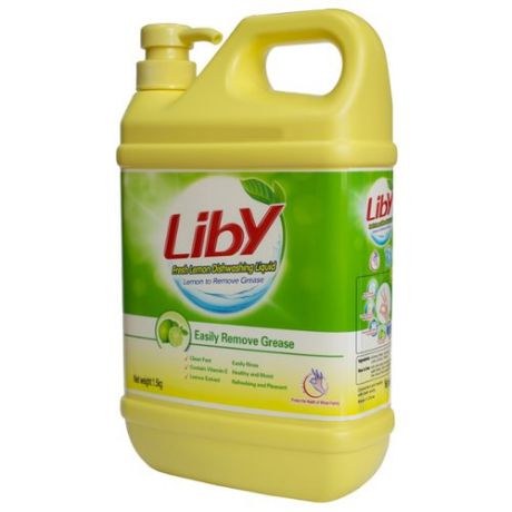 Liby Средство для мытья посуды Зеленый лимон 1.5 л с дозатором
