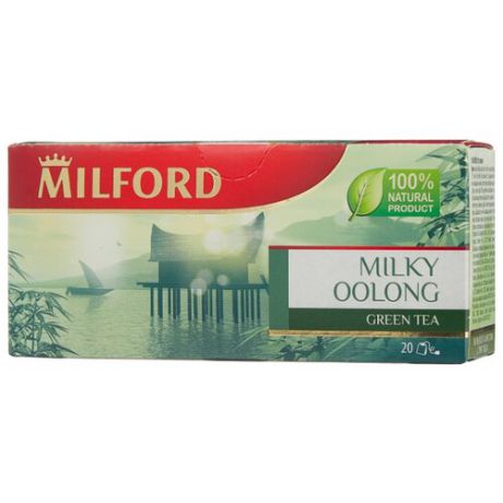Чай улун Milford Milky oolong в пакетиках, 20 шт.