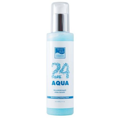 Beauty Style крем-пилинг для лица Aqua 24 увлажняющий 200 мл
