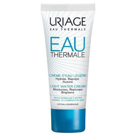Uriage Eau Thermale Light Water Cream Крем увлажняющий для лица, 40 мл