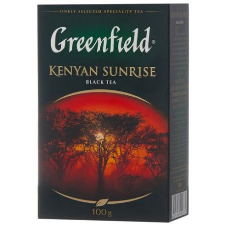Чай черный Greenfield Kenyan Sunrise, 100 г