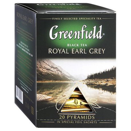 Чай черный Greenfield Royal Earl Grey в пирамидках, 20 шт.
