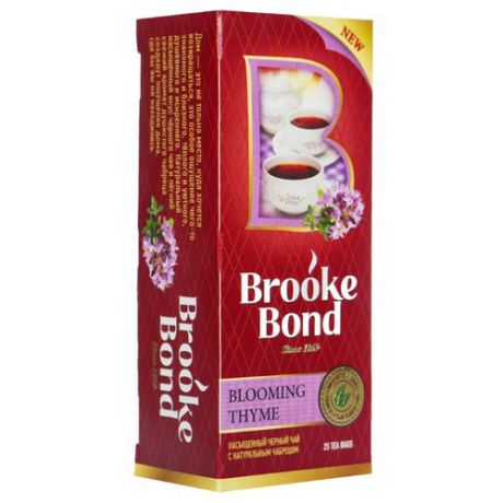 Чай черный Brooke Bond Душистый чабрец в пакетиках, 25 шт.
