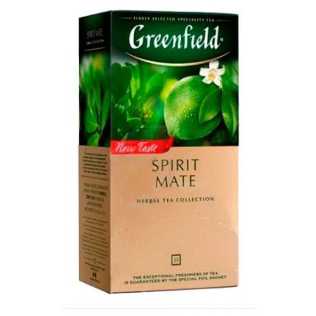 Чайный напиток травяной Greenfield Spirit Mate в пакетиках, 25 шт.