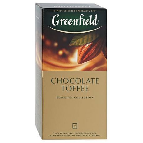Чай черный Greenfield Chocolate Toffee в пакетиках, 25 шт.