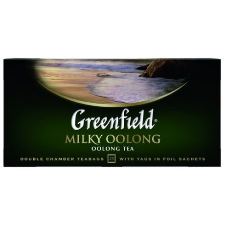Чай улун Greenfield Milky Oolong в пакетиках, 25 шт.