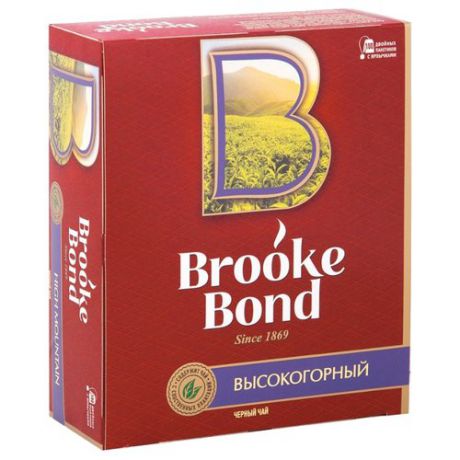 Чай черный Brooke Bond Высокогорный в пакетиках, 100 шт.