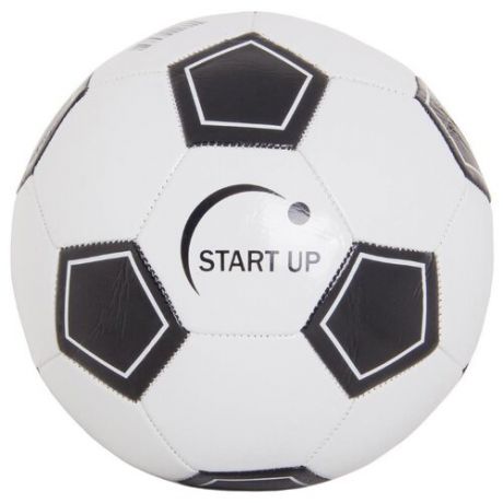 Футбольный мяч START UP E5122 черный/белый 5