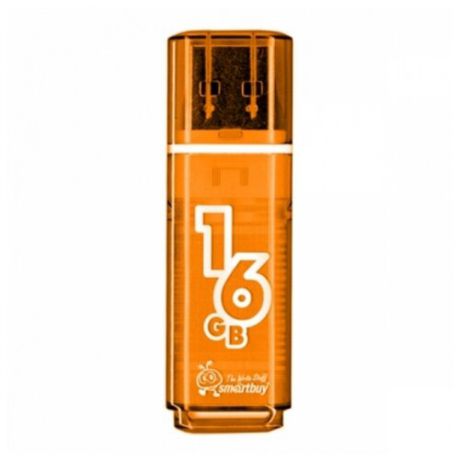 Флешка SmartBuy Glossy USB 2.0 16GB оранжевый
