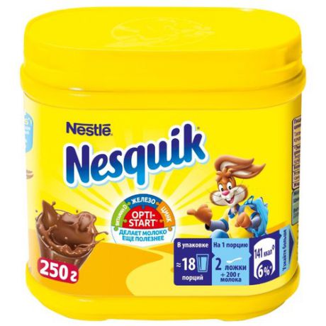 Nesquik Opti-start Какао-напиток растворимый, 250 г