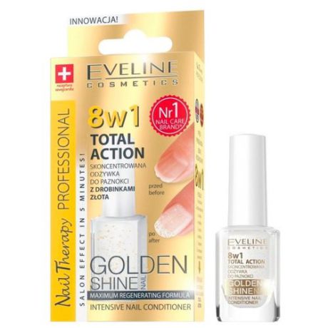 Средство для ухода Eveline Cosmetics 8 в 1 Total Action Golden Shine 12 мл