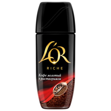 Кофе растворимый L'OR Riche с молотым кофе, 95 г