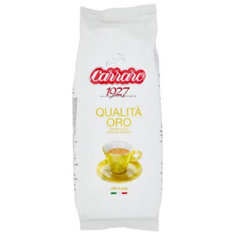 Кофе в зернах Carraro Qualita Oro, арабика/робуста, 500 г