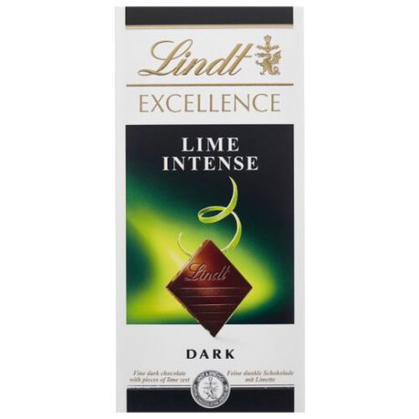 Шоколад Lindt Excellence темный с лаймом, 100 г