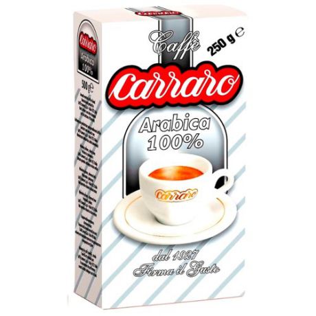 Кофе молотый Carraro Arabica, 250 г