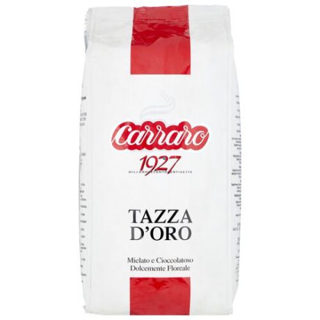 Кофе в зернах Carraro Tazza D`Oro, арабика/робуста, 1 кг
